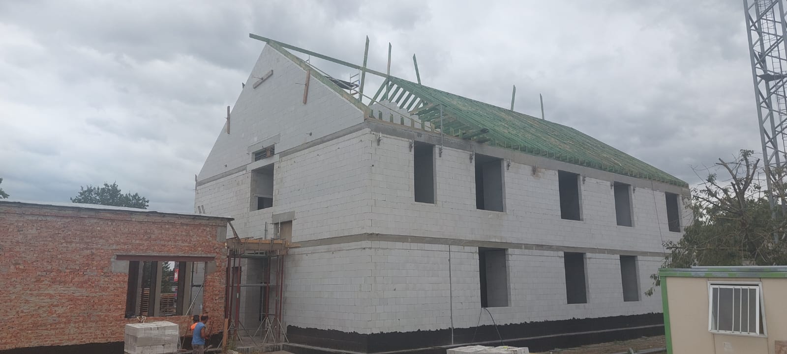 De bouw van het Heldenhuis vordert gestaag!